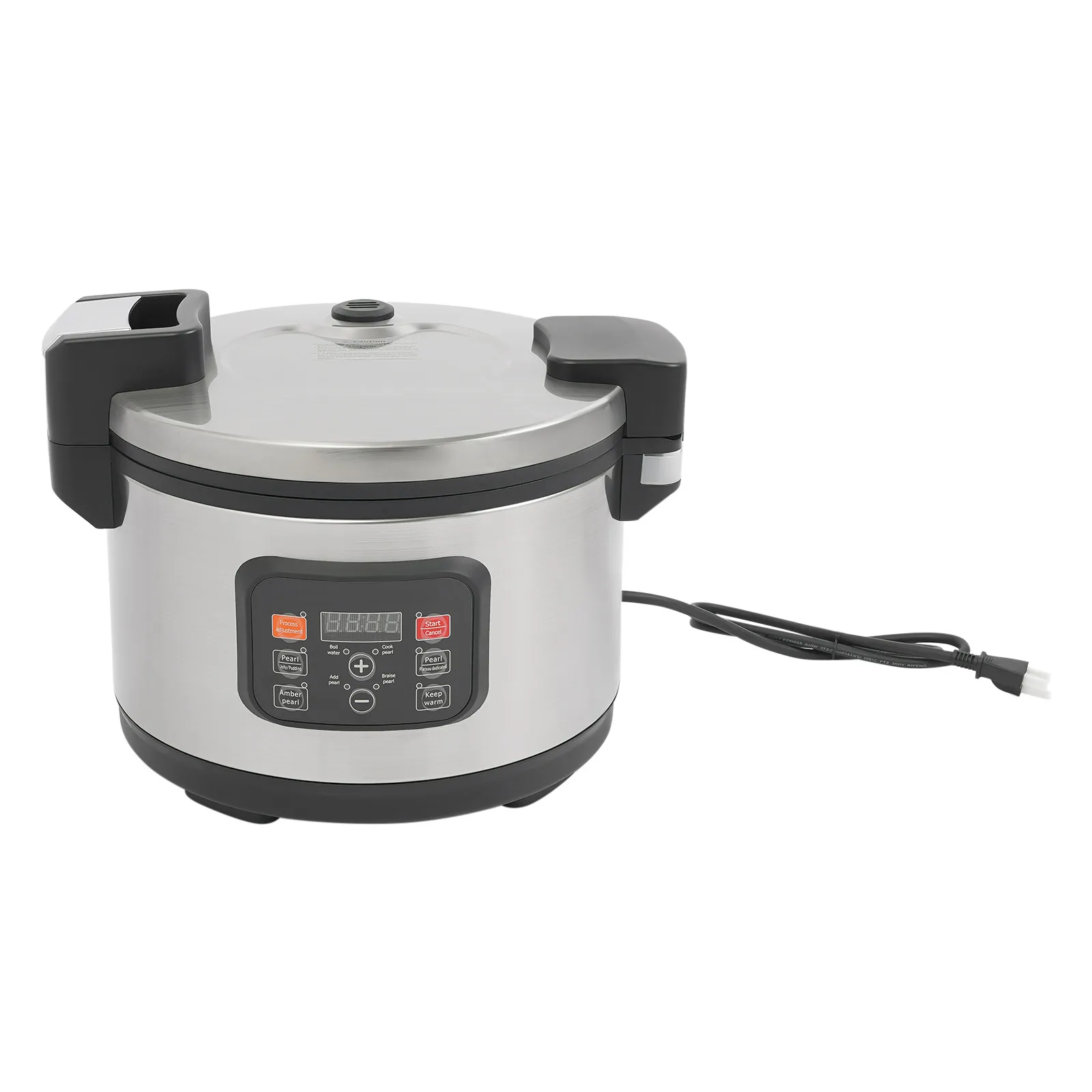12L Commercial Pearl Cooker Automatic Pearl Maker Bubble Tea Cooker W/Spoon