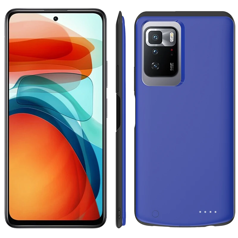 10000mAh Battery Charger Case for Xiaomi Redmi Note 10 External Power Bank Portable Charging Cover for Redmi Note 10Pro
