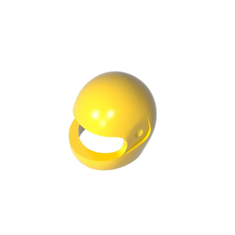 Gobricks 1 STÜCK 30124 Standard Helmsteine Kompatibel MOC Baustein Erwachsene Kinder DIY Spielzeug Modell Zubehör Kopfschmuck ﻿ Modell