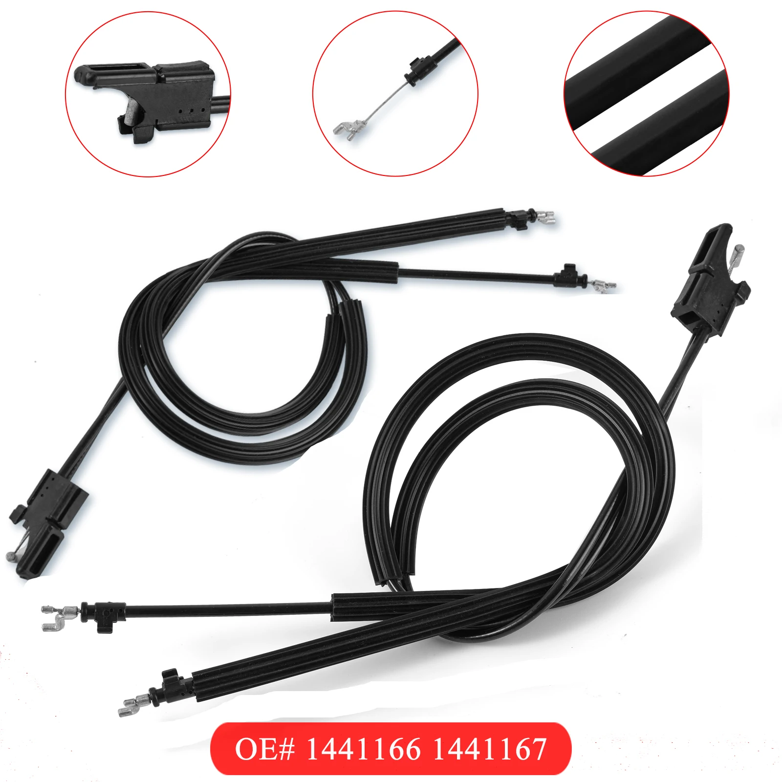 

Тросы наклона открывания переднего сиденья для Ford Fiesta MK5/6 3-дверные 2001-2008 Fusion 2001-2012 левый + правый OE # 1441166 + 1441167