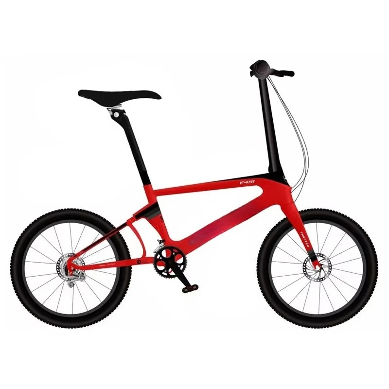 

22-Inch Carbon Frame 451 Folding Bike Foldable Bike 22 Speed Adult Ladies and Children