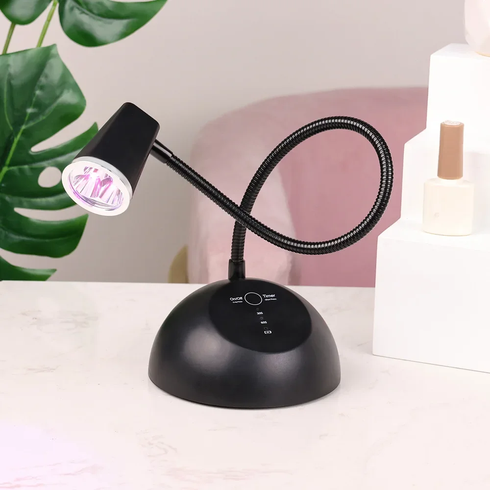 

Intelligent touch type small quick-drying high-power phototherapy machine for nail art, wearable nail storage electric nail lamp