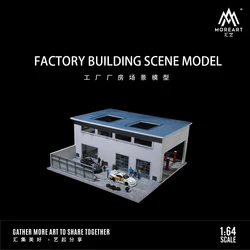 En Stock TimeMicro&MoreArt 1:64 Escena de exhibición de ensamblaje de versión de iluminación temática de taller de fábrica