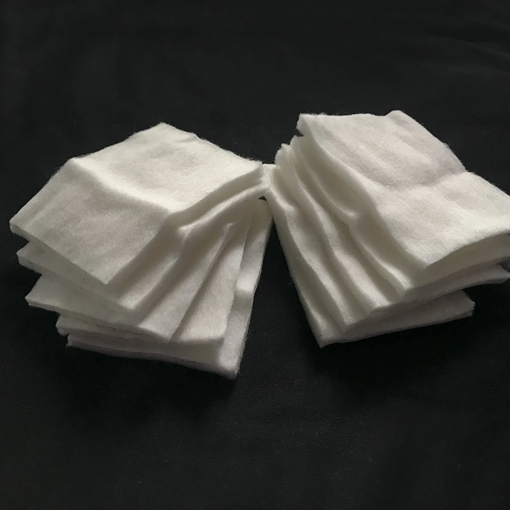 5/10/20/40Pad Organic Cotton Pad 60x80mm Unbleached Repacked Makeup