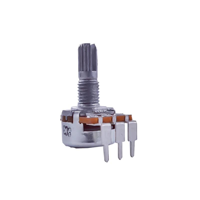 2pcs Taiwan ALPHA Aihua RV16AF Type 16 Single League B10K Potentiometer Lemgth 15MM Shaft