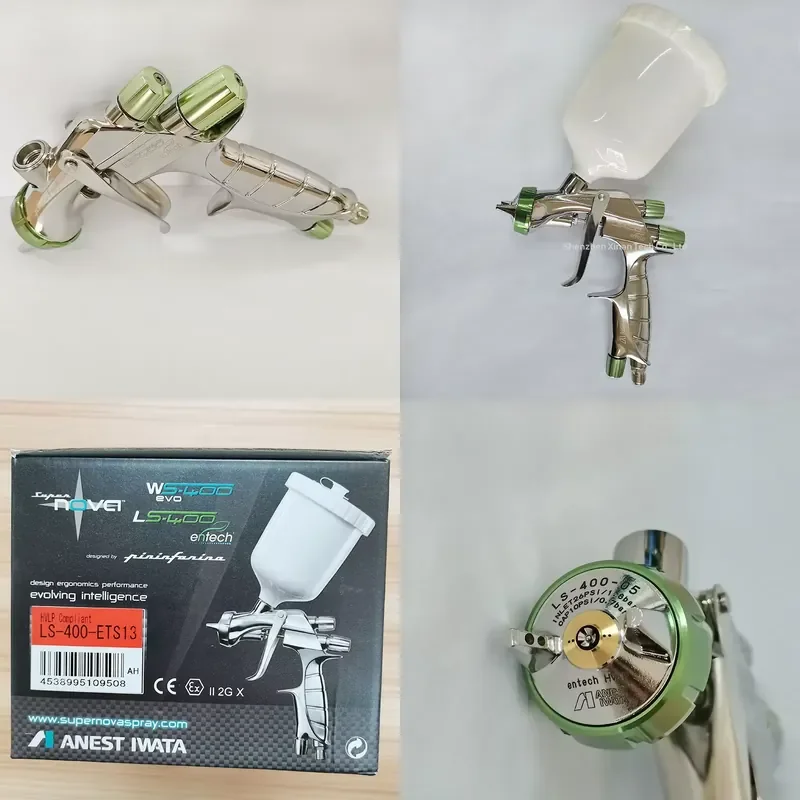 Anests Iwatas LS 400 Paint Spray Professional Pistola De Metal Supper Nova LS400 Power Spray Guns for Painting Cars
