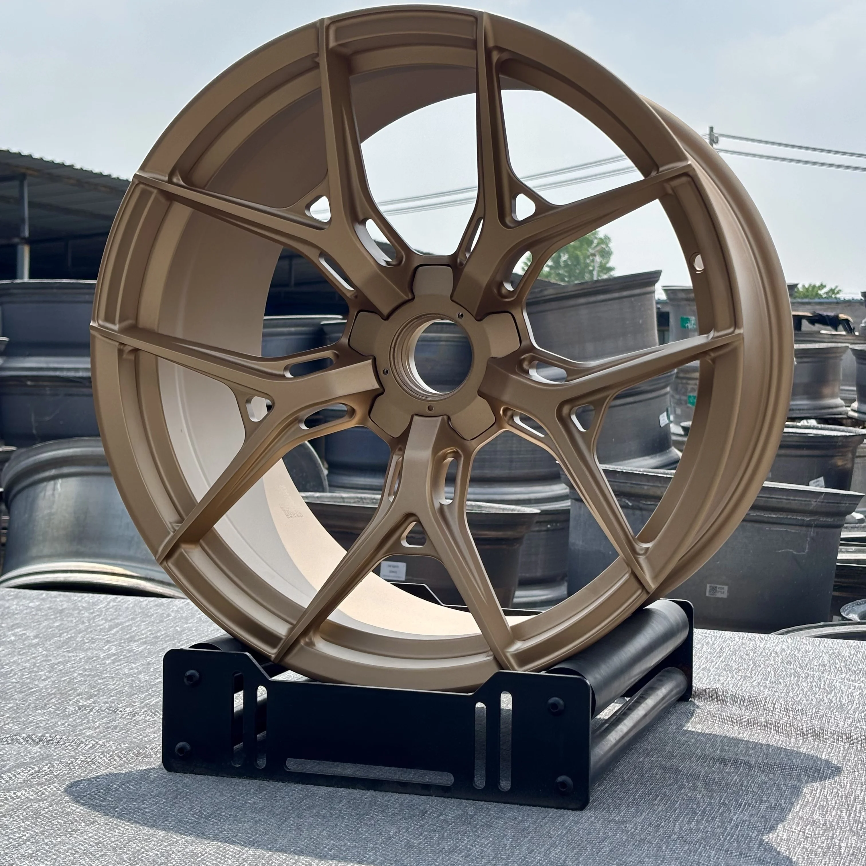 Custom Forged Bronze Monoblock High Performance Alloy Car Wheels 18 20 21 22 Inch 5x112 5x120 for BMW Modifications and Upgrades