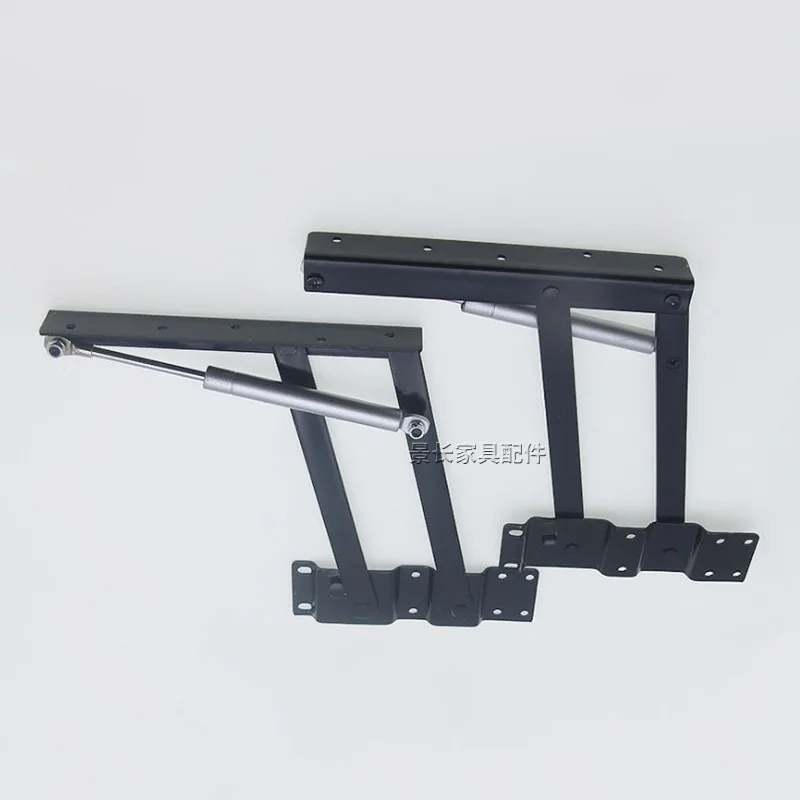 2pcs Folding Spring Tea Table Hinge Furniture Lift Up Top Mechanism Hardware Lifting Rack Shelf For Coffee ComputerTable