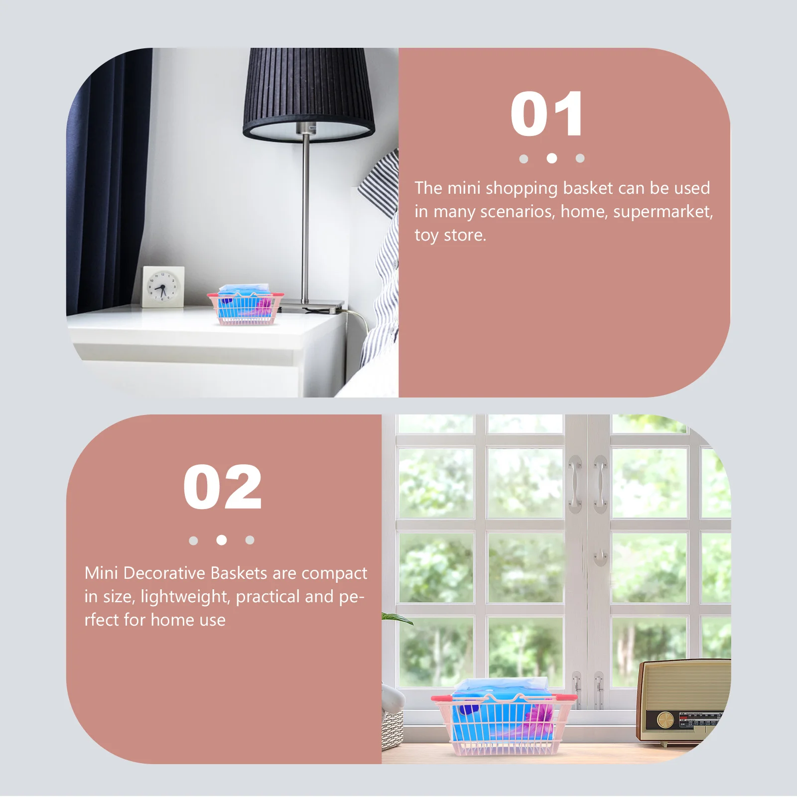 

Shopping Storage Basket with Handle Stylish Wire Basket for Farmhouse Organizer Table Sundry Basket Indoor Metal Basket