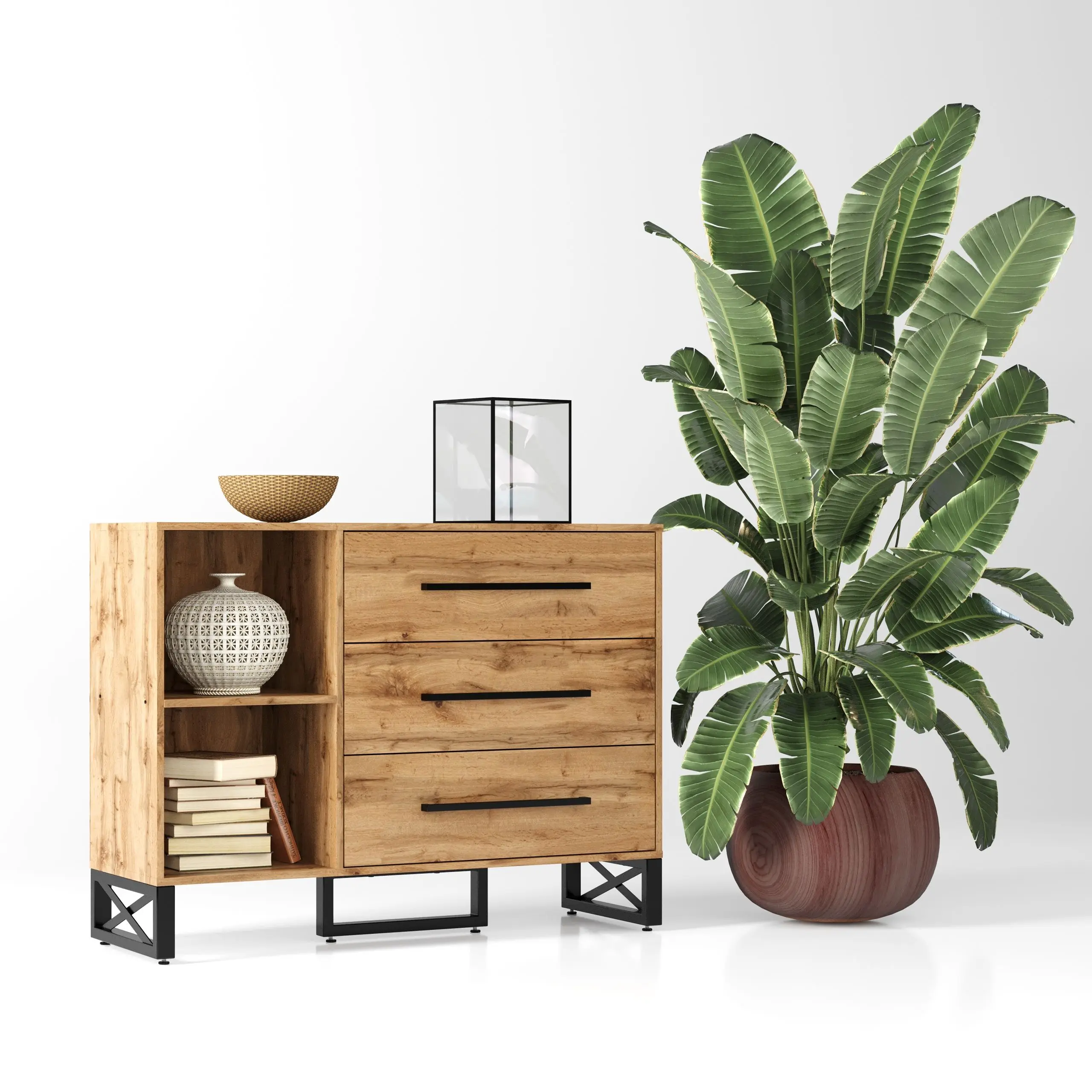 Nordisches einfaches Einzel bett