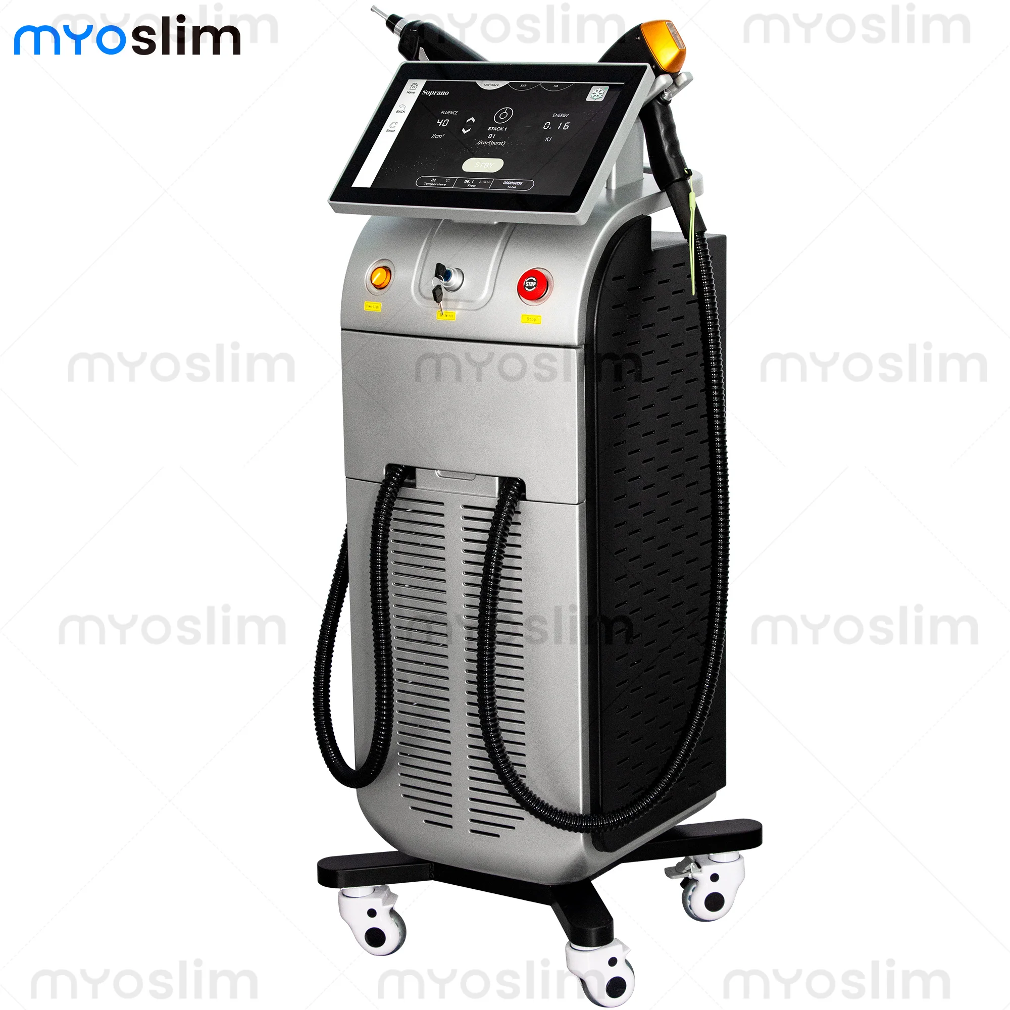 Diode Ice Titanium Laser FAC 5000W 12Bars 4 Waves 808nm 755/808/940/1064NM Portable Device Soprano Body Hair Removal