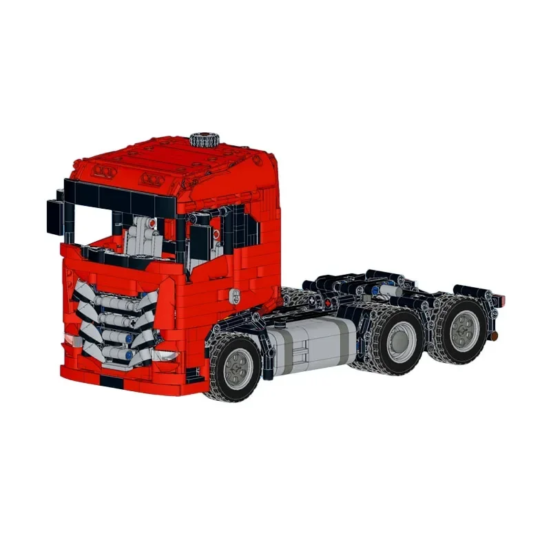 Classic MOC-120755 Building Block 6X2 Static 1486PCS Truck Tractor Assembly High difficulty Model Adult and Children Toy Gift