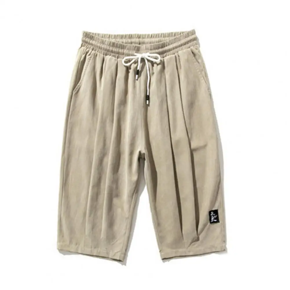 Trendy Casual Pants Mid-rise Anti-pilling Harem Pants Summer Calf-Length Harem Pants