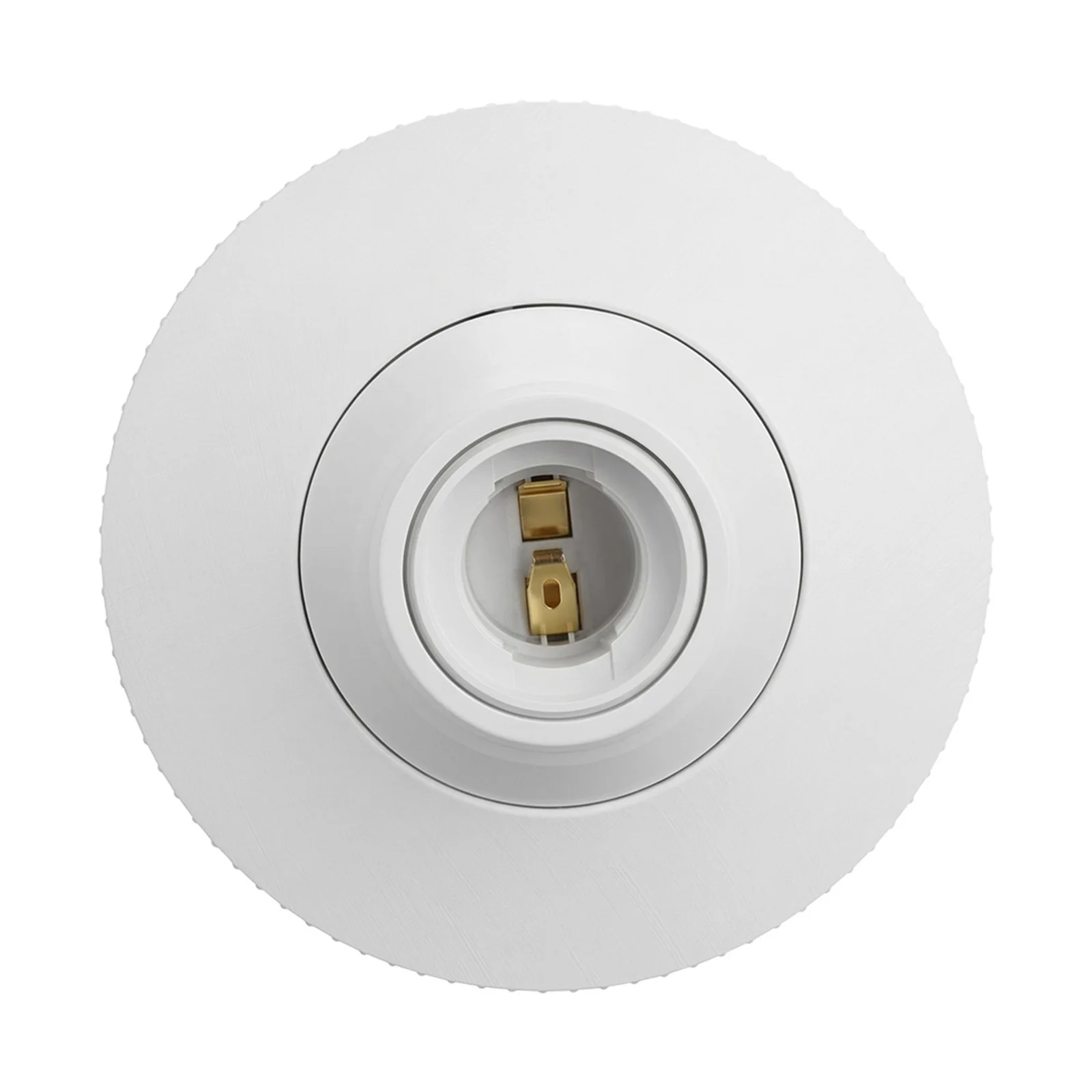 E26/E27 Lamp Bulb Pendant Holder, Suitable for 110-250 Voltage, Textured Round Fixed Base Bracket Lamp Base Plastic