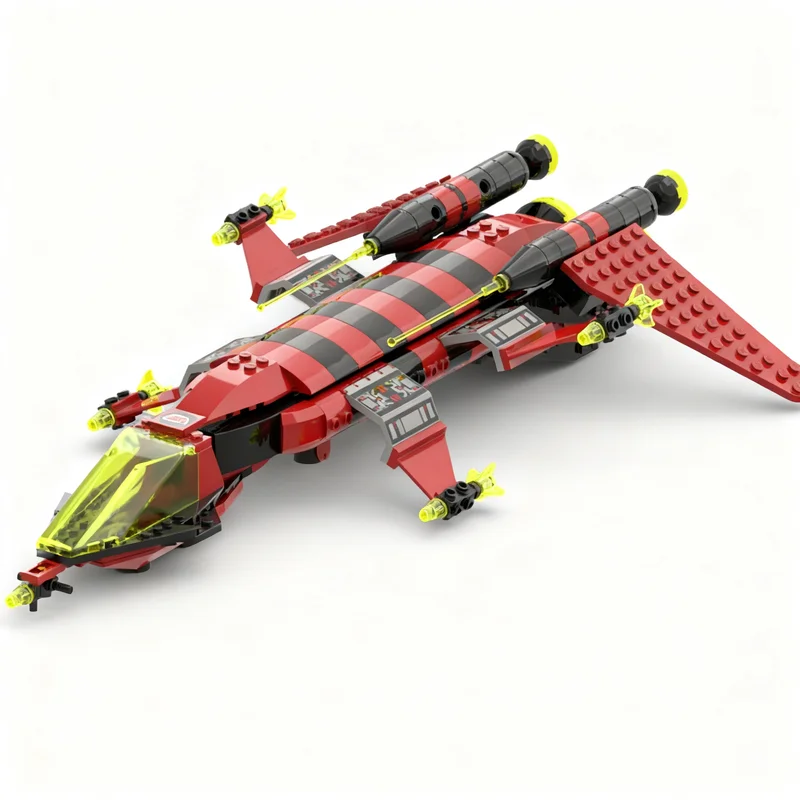 

294PCS MOC Space Exploration M Tron Wasp Dropship Model Custom Building Blocks DIY Creative Ideas Assembly Display Gift Home Set