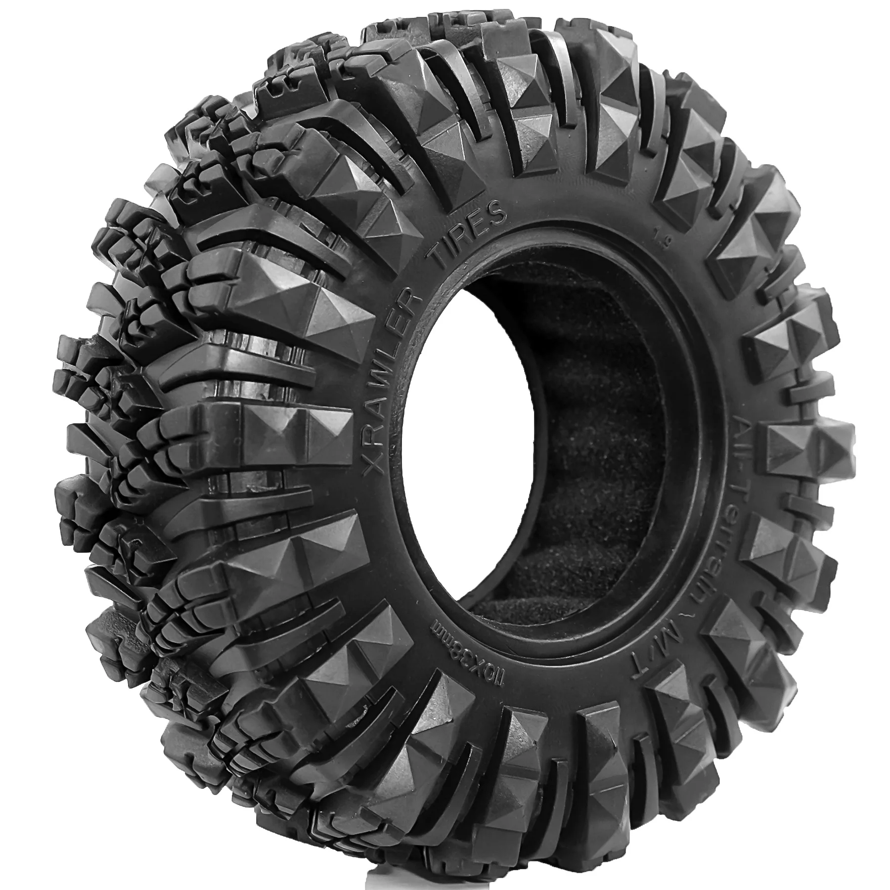 Neumáticos INJORA 1.9 4 Neumáticos INJORA De 1.9 Pulgadas Para Crawler RC 1:10 | Con Inserto De Espuma Y Gran Agarre | Compatible Con SCX10 Y TRX-4
