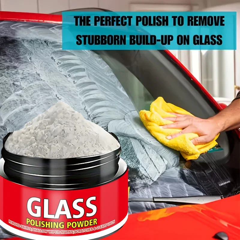 

Multi-Purpose Automotive Polishing Powder for Glass Chrome Plating & More - Restoring And Shining Car Parts