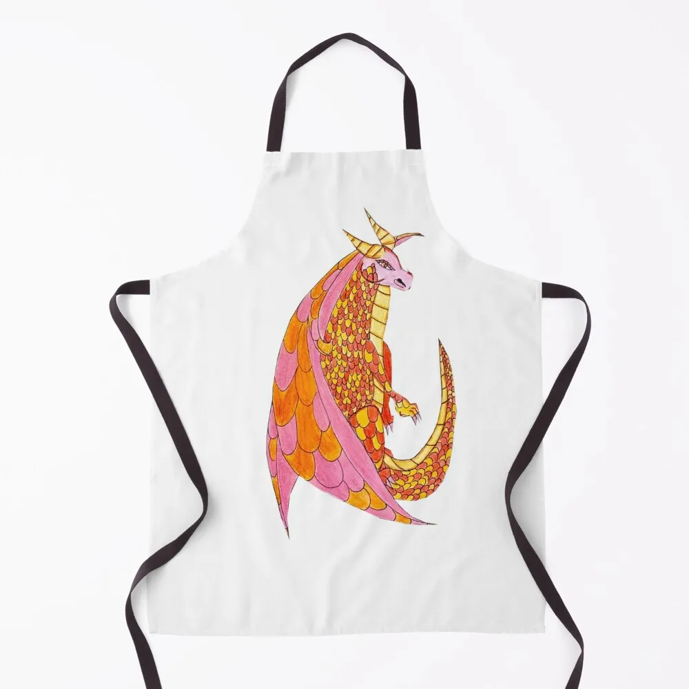 

Dragon Apron Cute Kitchen Accessories women's work Chef Uniform Women Women Kitchen'S Apron