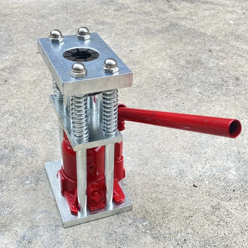Manual Locking Pipe Pressing Sleeve Machine Agricultural Hydraulic Jack Pipe Pressing Machine Sprayer Hose Taking Over Machine