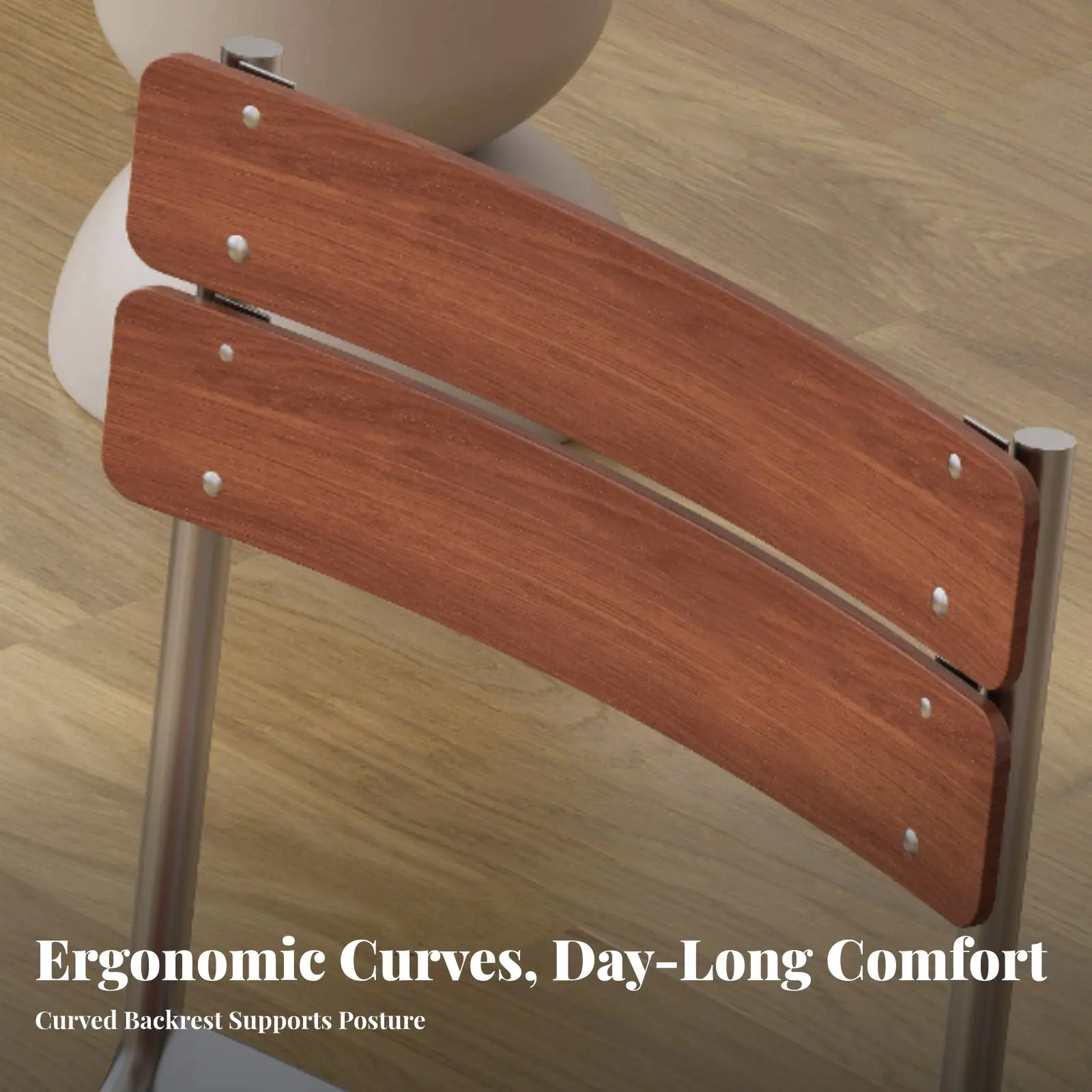 

Стул из дерева и металла в скандинавском стиле, мебель для сидения в японском эстетическом минималистичном дизайне для столовой, ресторана, кафе