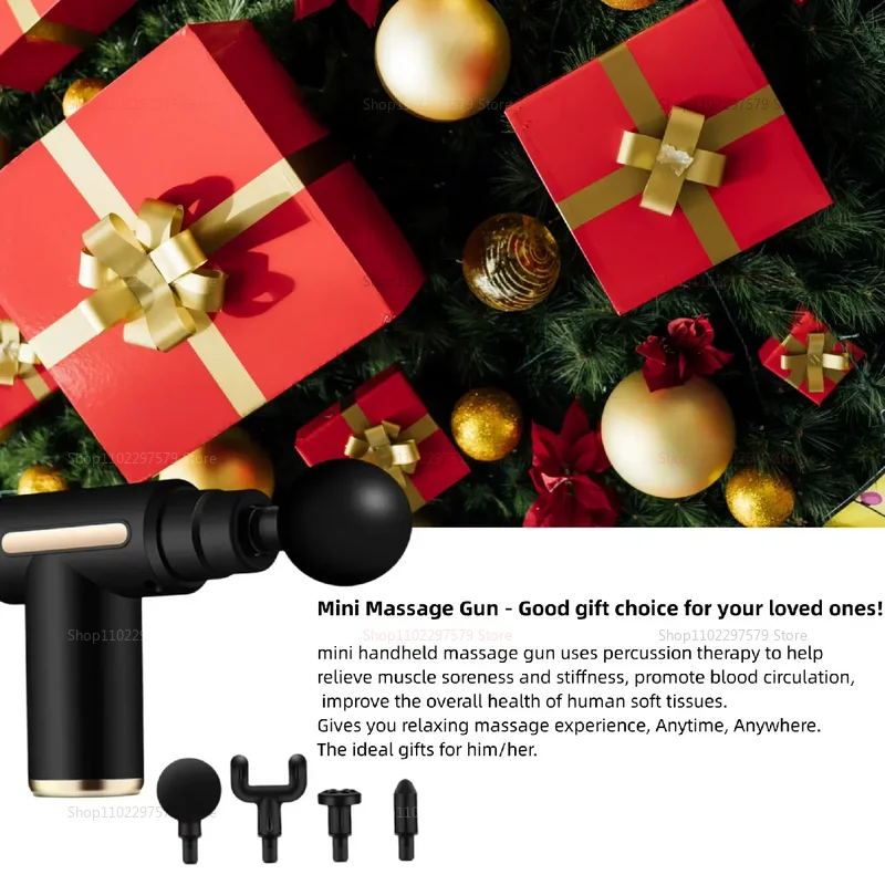 6 مستوى تدليك بندقية اللفافة العضلات العميقة الاسترخاء الجسم الرقبة مدلك أجهزة لياقة بدنية كهربائية الحد من الضوضاء الذكور الإناث