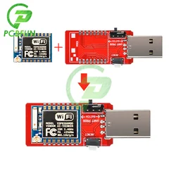 CH340 USB do ESP8266 ESP-07 bezprzewodowa płyta rozwojowa Wifi CH340G do TTL moduł napędu konwertera programowalny Adapter UART