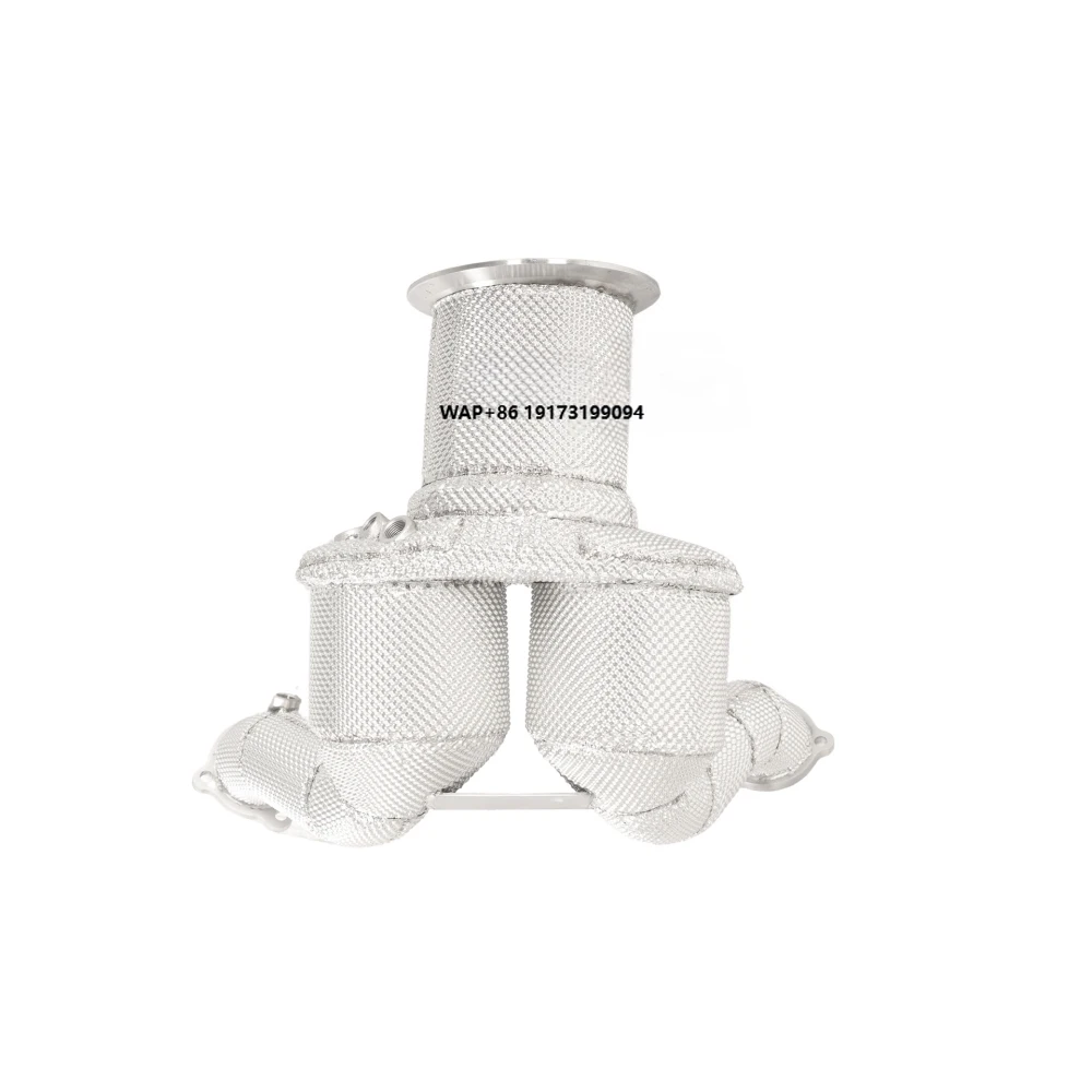 

Stainless Steel Exhaust Downpipe for Q7 Q8 3.0T 2020-2023 High-performance Exhaust Pipe Catalytic Converter Auto Parts