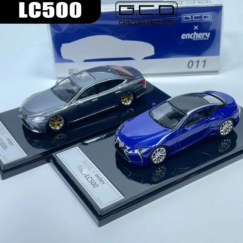 GCD 1/64 LC500h Low Stance Legierungsfahrzeug-Spielzeug Druckguss-Metallmodell Sammlerstück Jungen Weihnachtsgeschenk