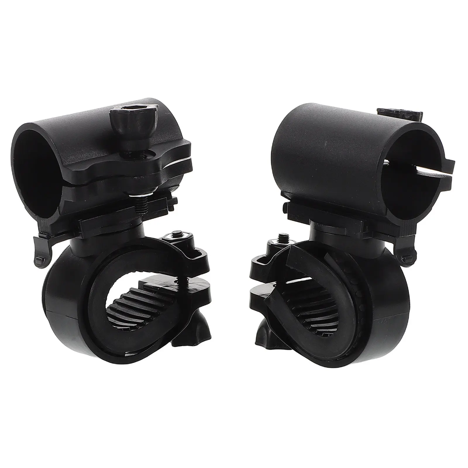 2PCS Flashlight Holder Clip Mount Bracket Bike Clamp Halloween Christmas Bike Handlebar Flashlight Holder Universal