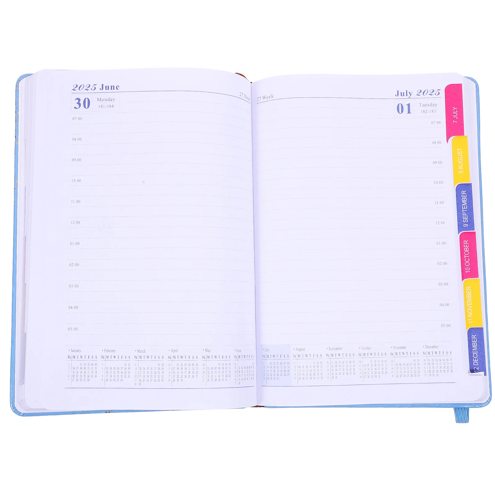 2025 Schedule Office Accessory Daily Planner Organizer Notebook The Notebooks Business Planning Agenda Monthly Notepad Calendar