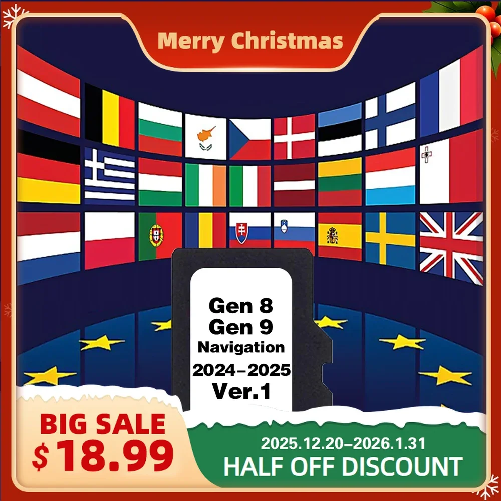 

Update Maps EU UK for Lexus CT/ES/GS/IS/LS/LX/NX/RC Vehicle 2024/2025 GEN8 GEN9 Navigation TF Card 8GB GPS Card Software