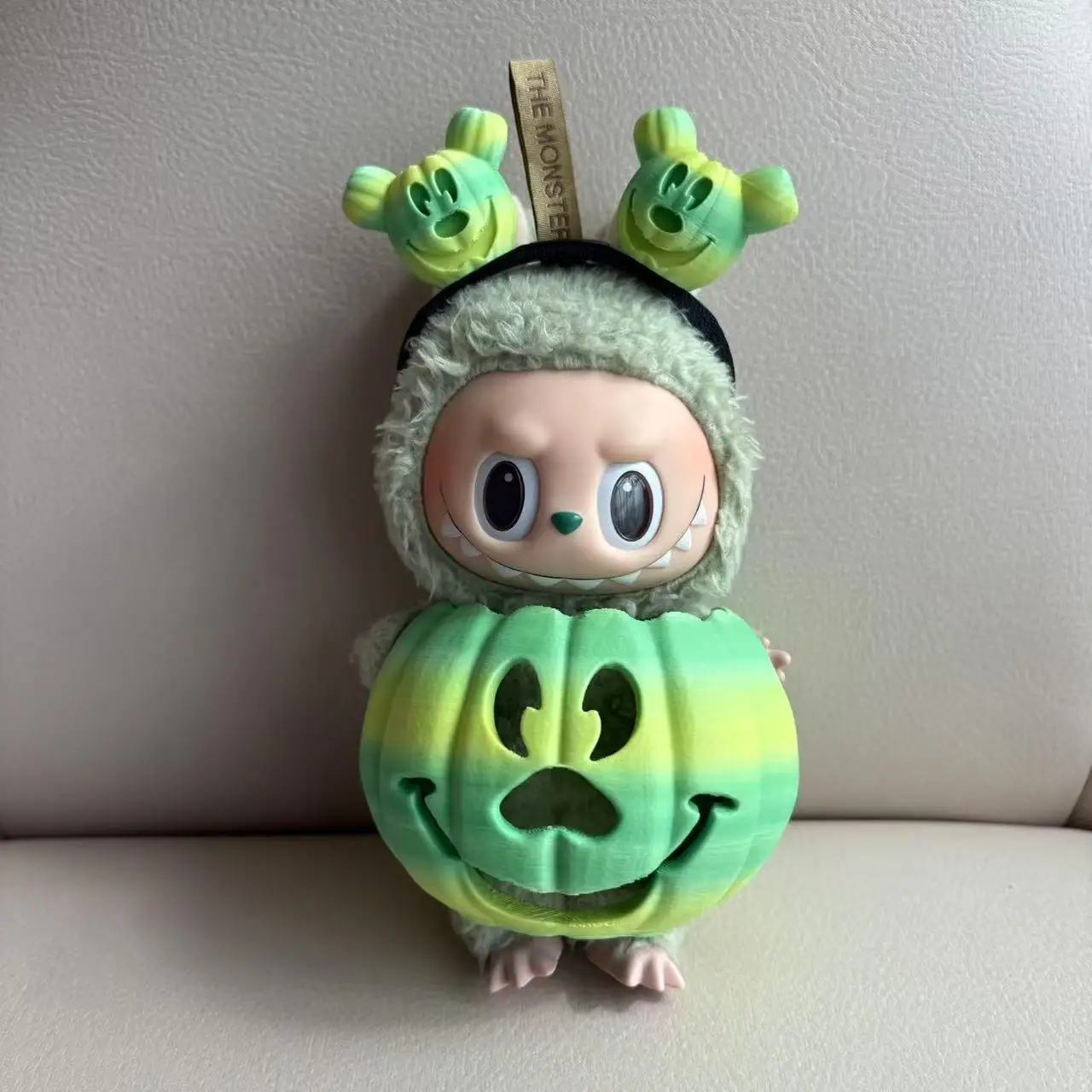 

Clothes For Labubu 1st-3rd Gen 15/17cm Dolls 3D - Printed Colorful Pumpkin - Themed Outfit Set Including Pumpkin Cases