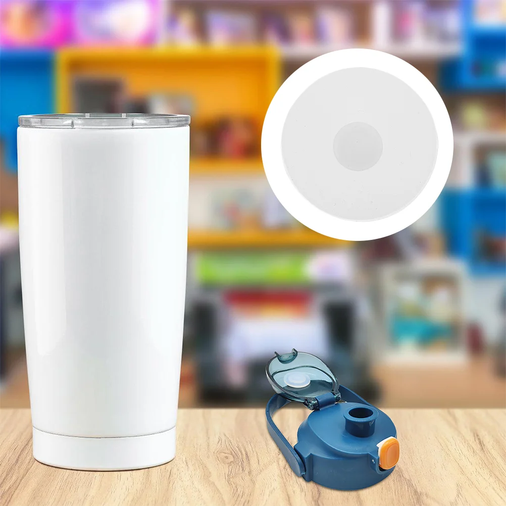 

2 Pcs Water Cup Leak Stopper Silicone Spill Cover Decorate for Bottle Cap Silica Gel Holder