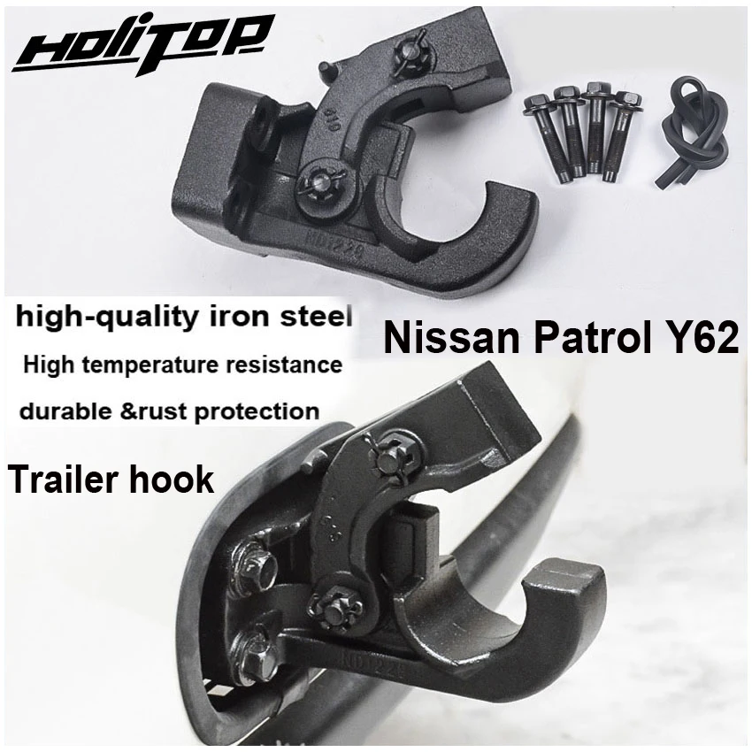 

Car trailer hitch hook tow truck hitch tow bar for Nissan Patrol Y62 2010-2025,TOP quality factory,thicken iron stainless steel