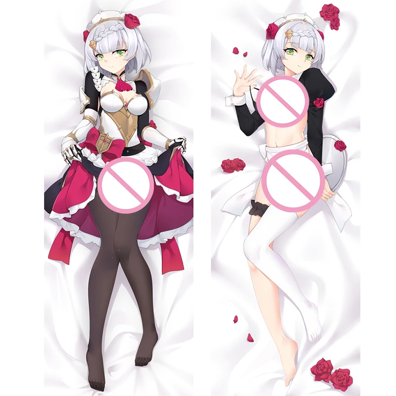 Sexy Double-Sided Noelle Printed Pillow Case Genshin Impact Cosplay Hugging Body Pillow Case Anime Dalimakura Pillow Cover Cases