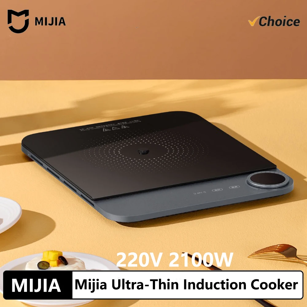 New MIJIA Ultra-thin Induction Cooker 2100W Smart Home Induction Cooker 23mm ultra-thin Induction Cooker 220V Chinese Version
