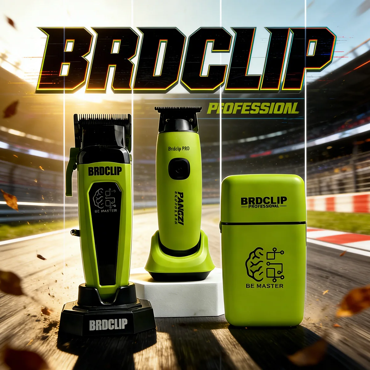 プロ仕様brdclipバーバーキット106ブラシレスモーターヘアクリッパー7500rpm-729-dlcブレード（ベース付き）8000rpm電気シェーバー10000rpm