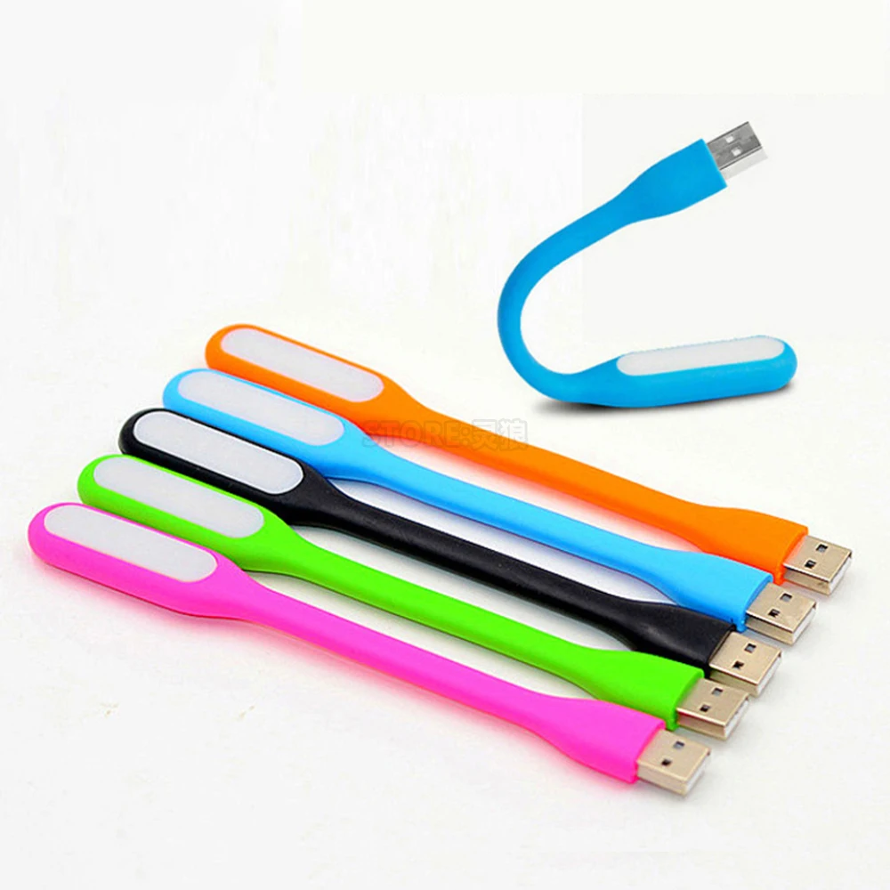 

USB Night Lights LED Portable Reading Light USB Power Bank Computer Led Lamp Protect Eyesight Christmas Decoration