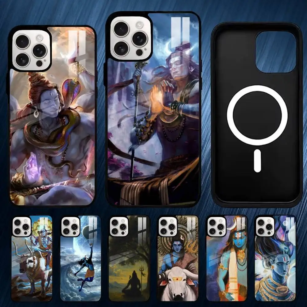 

M-Mshesvara Shiva Phone Case For iPhone17,16,15,14,13,12,11,Plus,Pro,Max For Magsafe Wireless Charging case