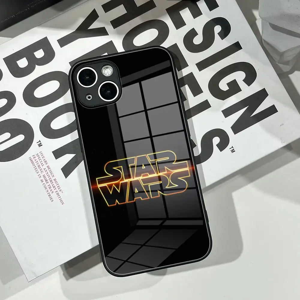 HD Luxury Stars W-Wars Case for iPhone 17 Pro Max 13 Pro 16 11 XR 15 Plus XS 14 12 X Air Back Phone Cover Glass phone case - view 2