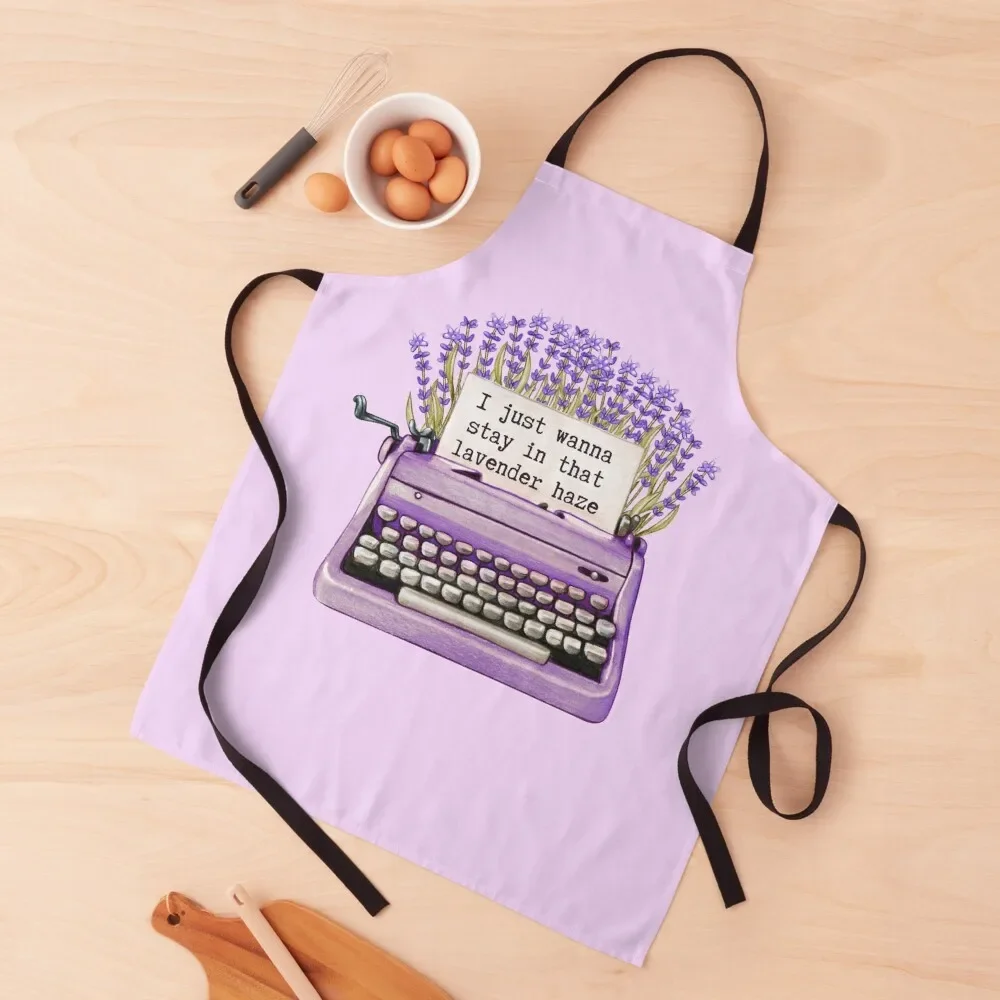 

Stay in that Lavender Haze Apron Kitchen Art Apron