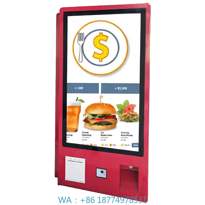 

Self-service Machine Fast Food Touch Kiosk Check+out+self+ordering