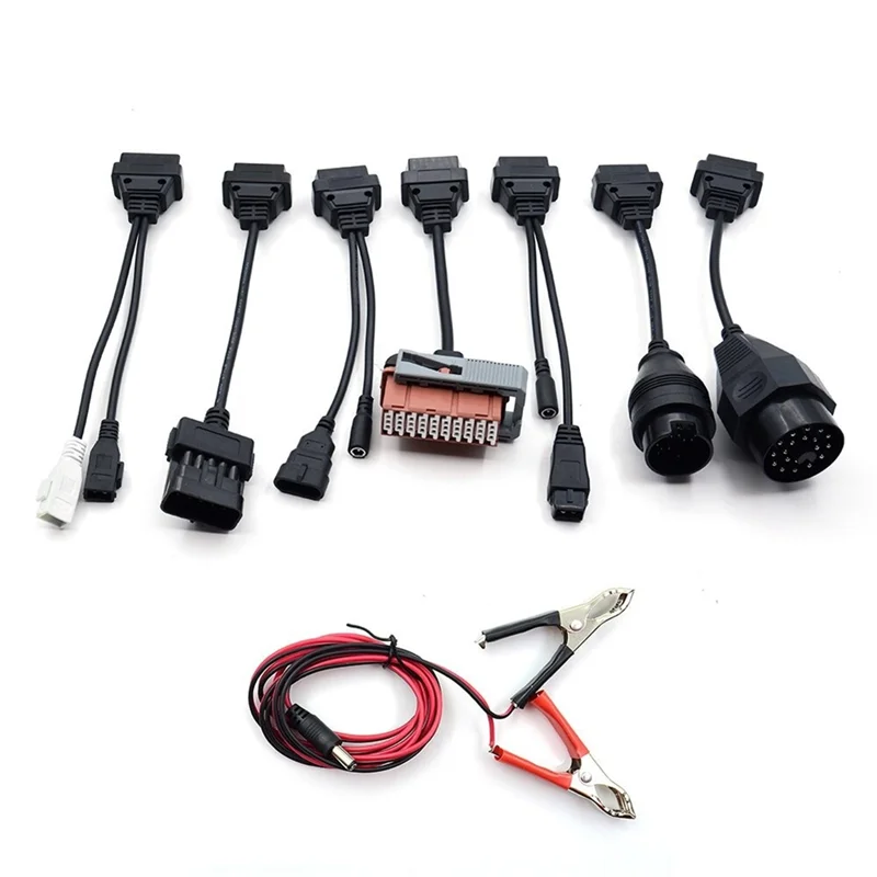 Для Tnesf Delphis Orpdc Vdijk Autocoms Pro WOW CDP Vd TCS Cdp Pro Plus диагностические инструменты - полный набор 8 шт. автомобильных кабелей