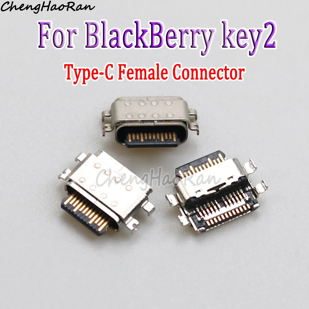 

1/2 Pc For BlackBerry key Two Power Charging Port Type-C Female Socket Tail Plug Built-in USB Charging Port plug Connector