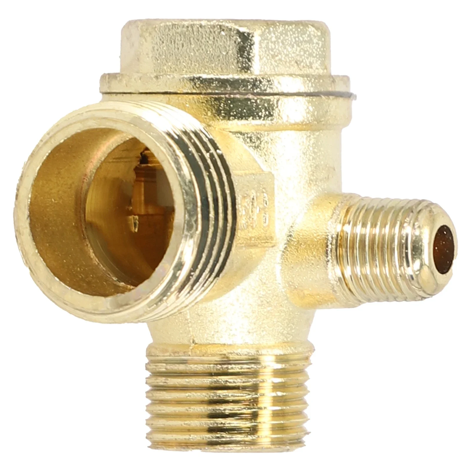 Air Compressor Check Valve 1pc 3-way 42x39mm Fittings Parts Pipe Pumps Replacement Thread Zinc Alloy Practical
