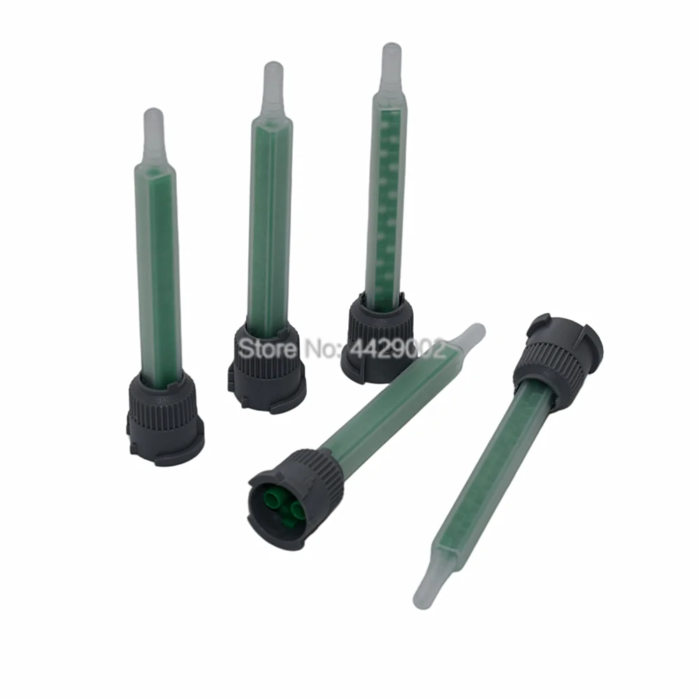 

5pcs 1:1 AB Resin Static Mouth Mixing Tube Static Mixer Epoxies Mixing Nozzles Epoxy Resin Tube Nozzle Set for 50ml 1:1 AB Glues