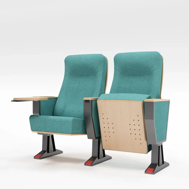 for Durable Fabric Lecture Hall Seats with Flat Auditorium Chairs Foldable Teaching Chairs Armchairs