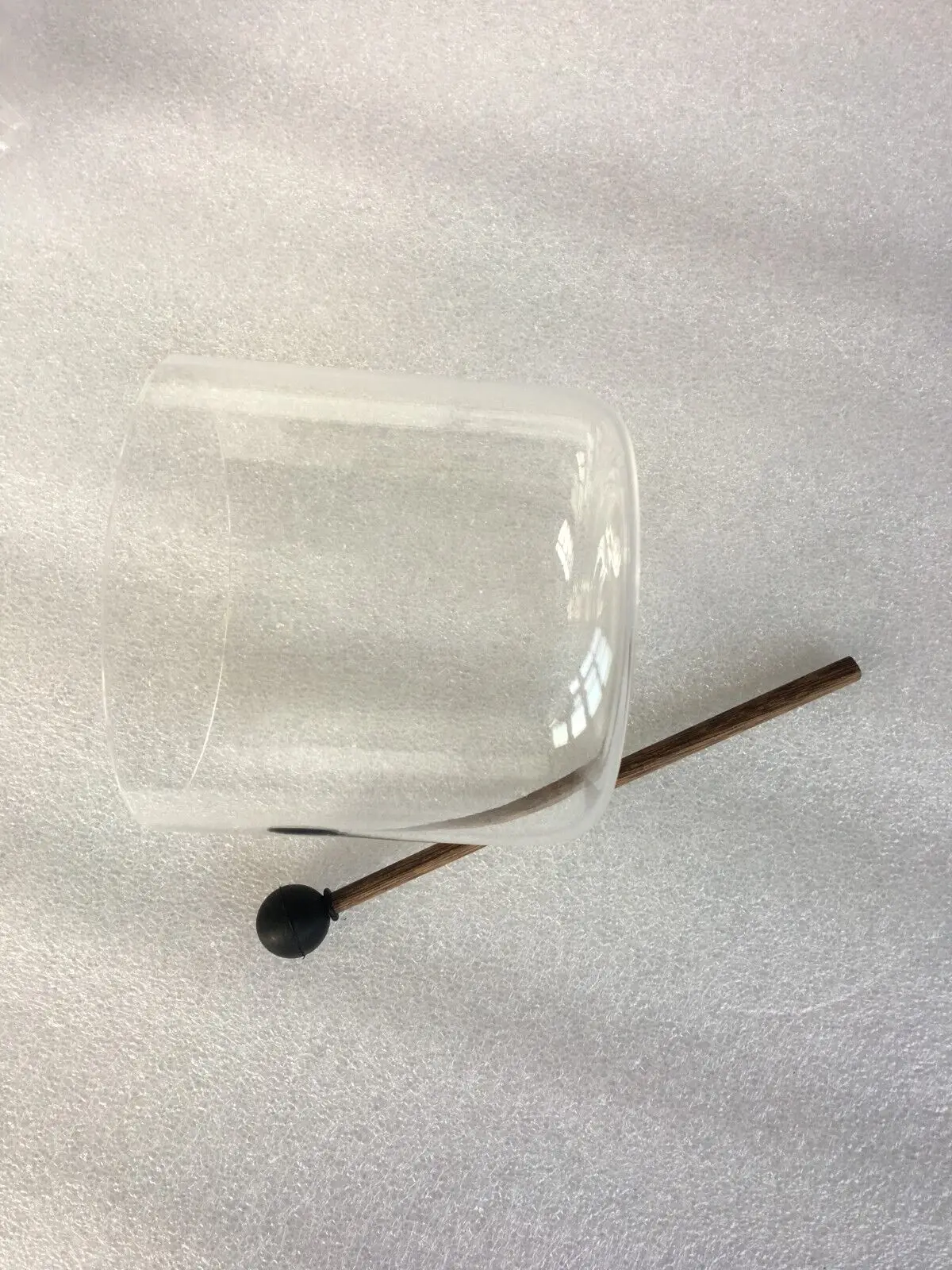 528Hz clear Crystal Singing Bowl error +-2 for practioner.