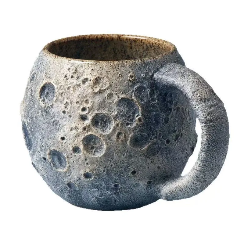 Interstellar Cosmic Resin Coffee Mugs Celestial Shaped Cups Collection Moon Mars Jupiter Saturn Neptune Uranus Unique Mug Design