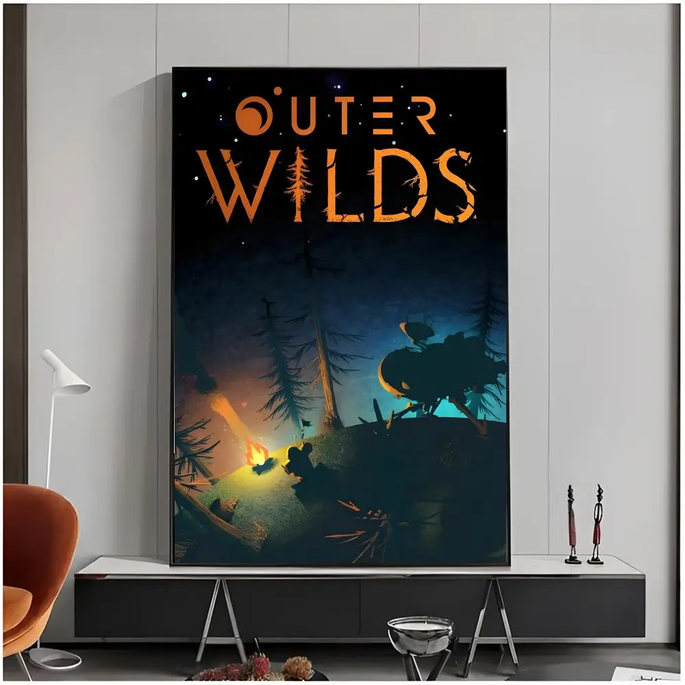 game adventure O-Outer Wilds Poster Living Room Bedroom Decorative Print Unframed Decor